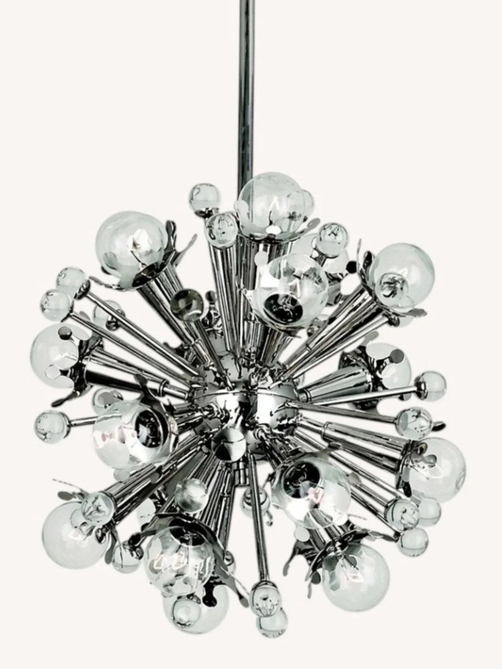 Jonathan Adler Chrome Sputnik Bubble Chandelier NEW